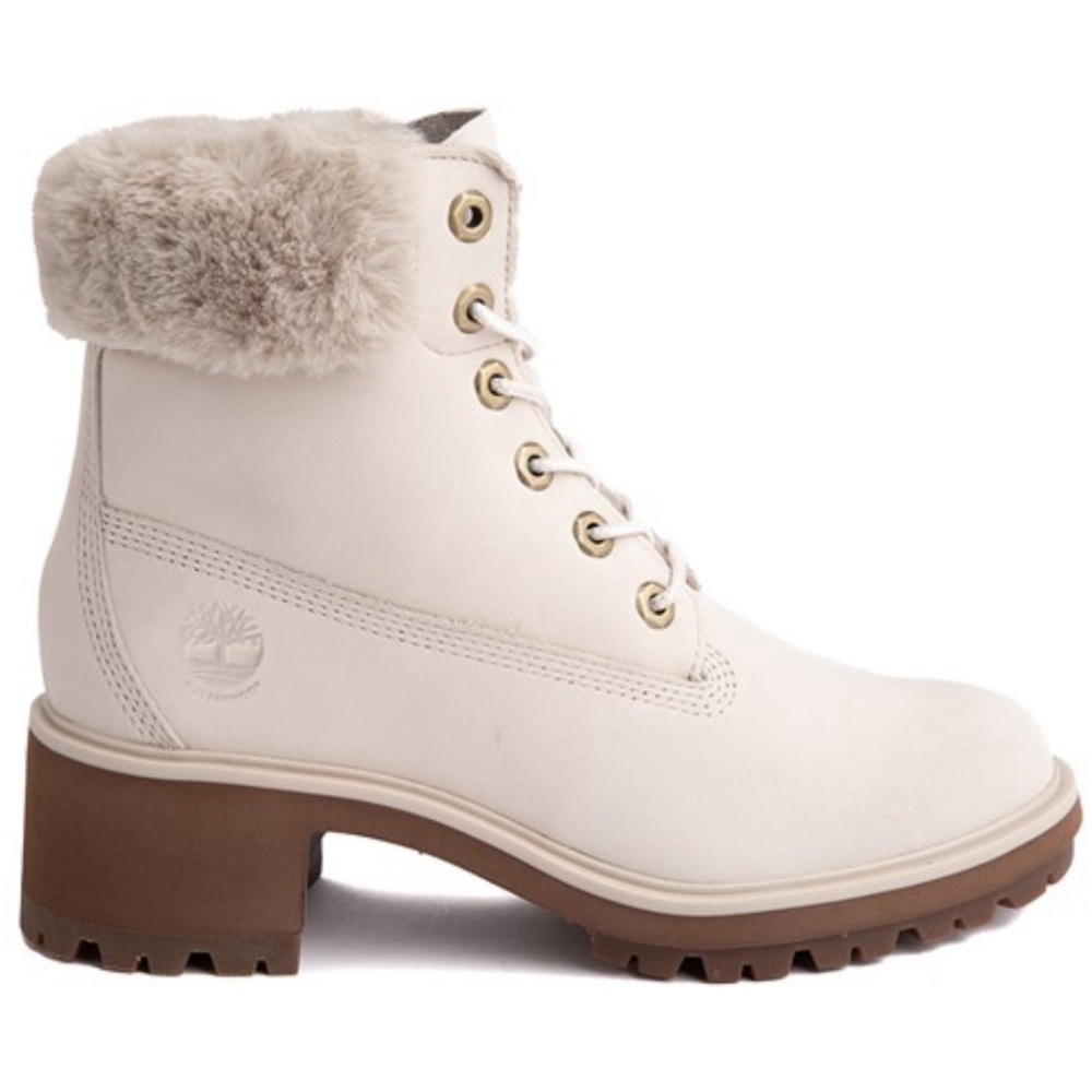 Timberland 6in Waterproof Kinsley Boot White Nubuk